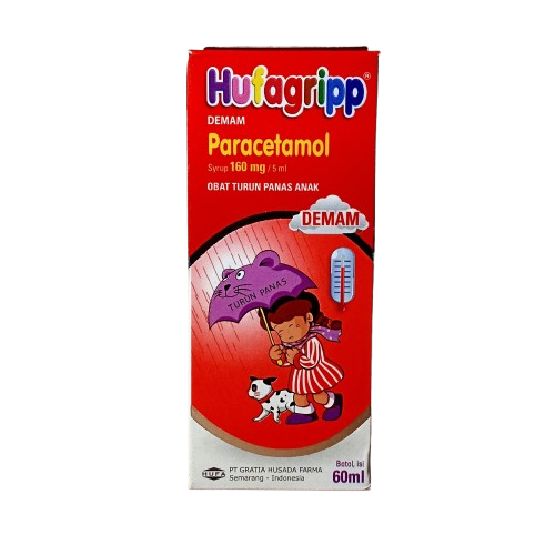 Hufagrip Pilek Sirup Membantu Meringankan Pilek Anak/ Batuk kering & pilek/ Batuk Berdahak/ Flu & ba