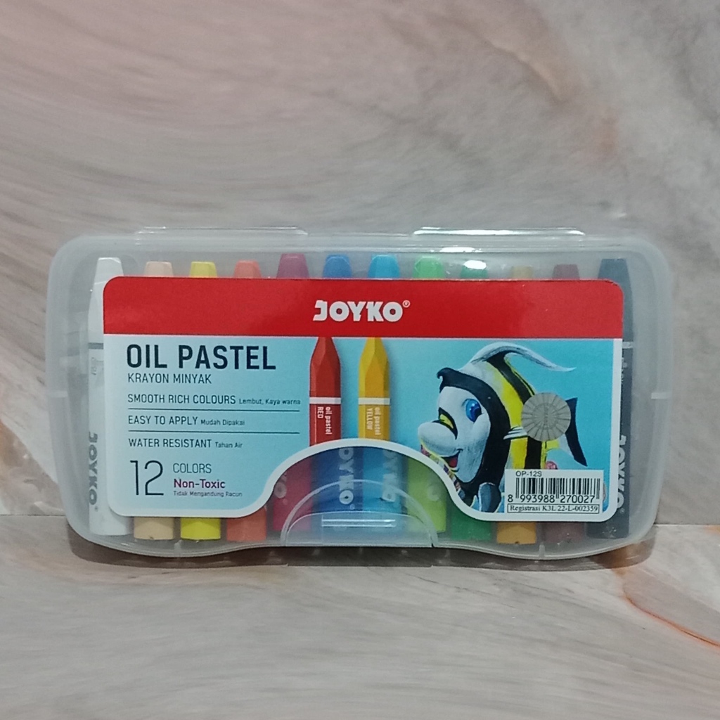 

Crayon JOYKO Oil Pastel 12 Warna