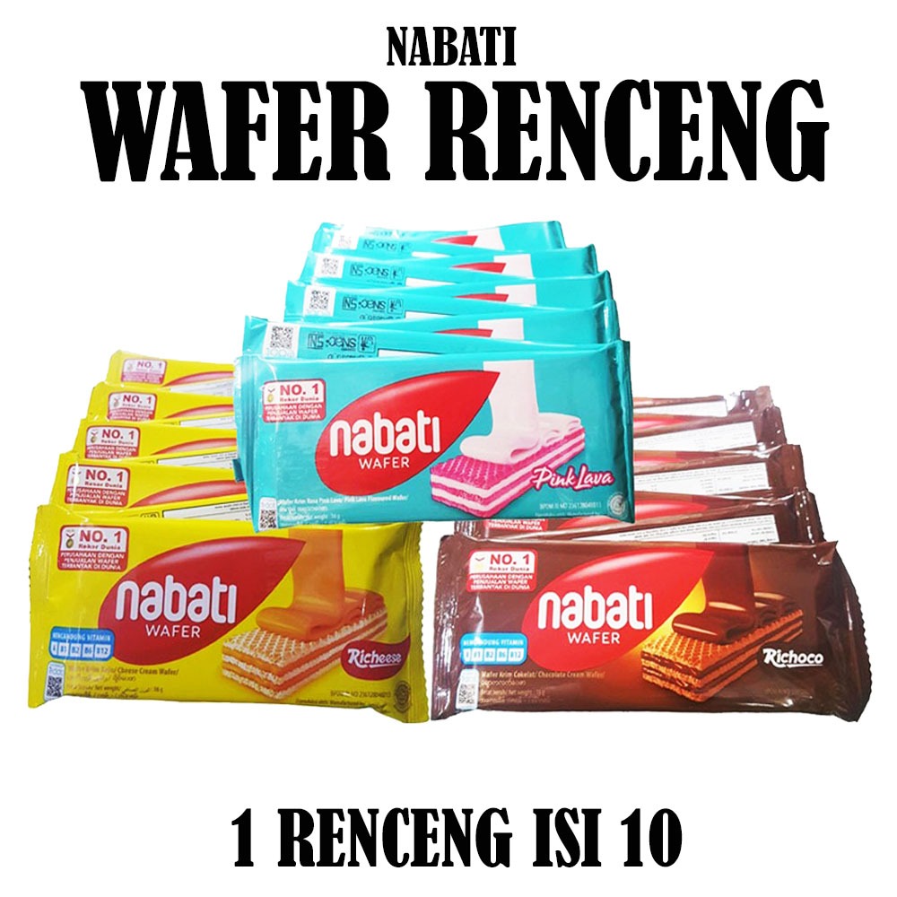 

NABATI WAFER RENCENG ISI 10