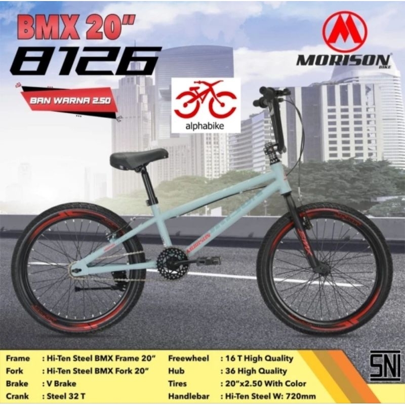 Sepeda Anak BMX Morison ms8126 20Inch Ban 2.50