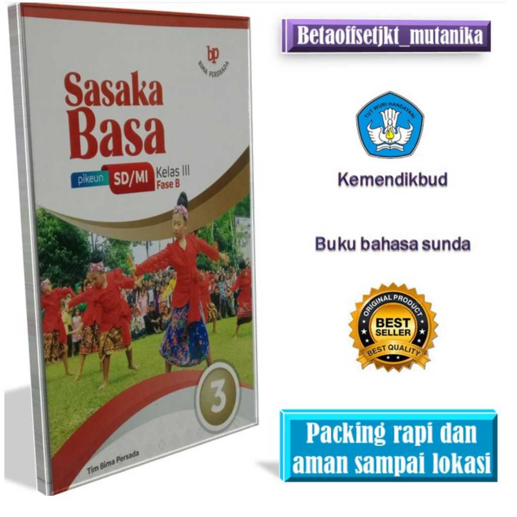 Buku bahasa sunda kelas 3 sd sasaka basa kurikulum merdeka