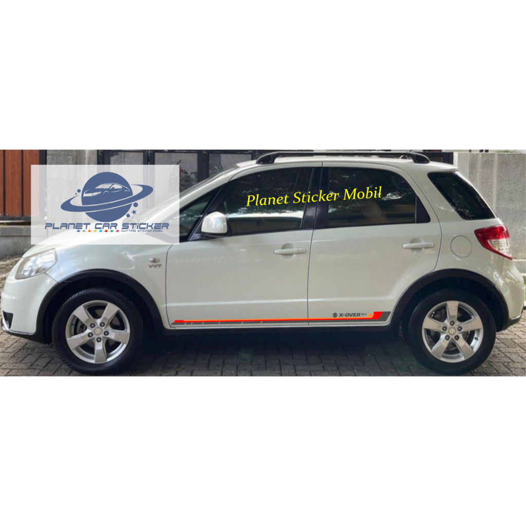 promo sticker x-over stiker list x-over cutting stiker body mobil suzuki x-over stiker list minimali