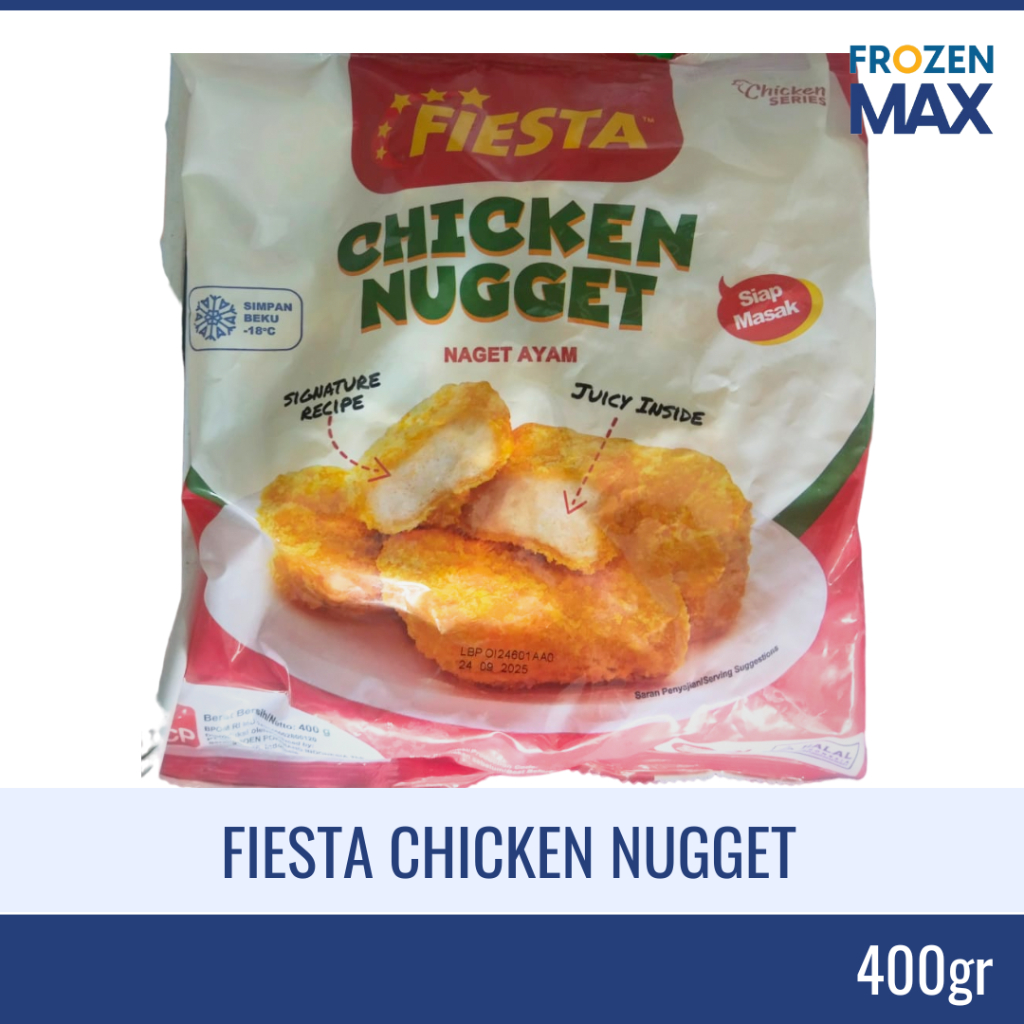 

Fiesta Chicken Nugget | Nugget Ayam Fiesta | Nugget Fiesta 450gr