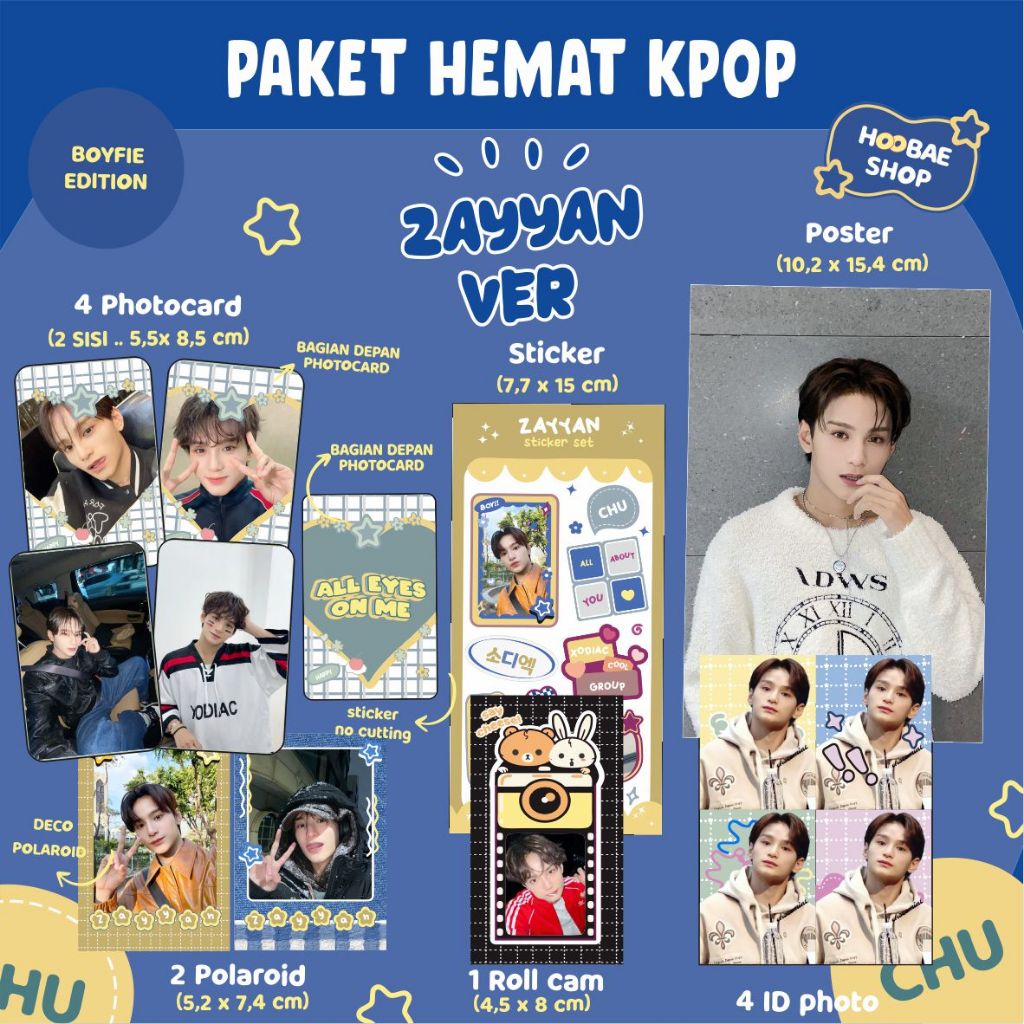 FANKIT  XODIAC  - BOYFIE EDITION II PAKET HEMAT XODIAC  I HAMPERS KPOP