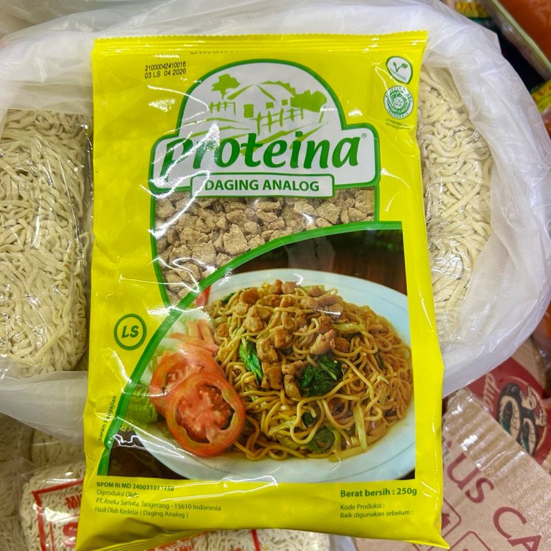 

Proteina | Luxury | Prodela | Tiga Bintang (@1 dus) Protein Nabati Protein Kedelai Daging Analog
