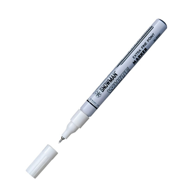 

SPIDOL CAT / PAINT MARKER / PAINT PEN / PULPEN CAT / SPIDOL SNOWMAN WHITE / PUTIH EFWP / EXTRA FINE WHITE POINT