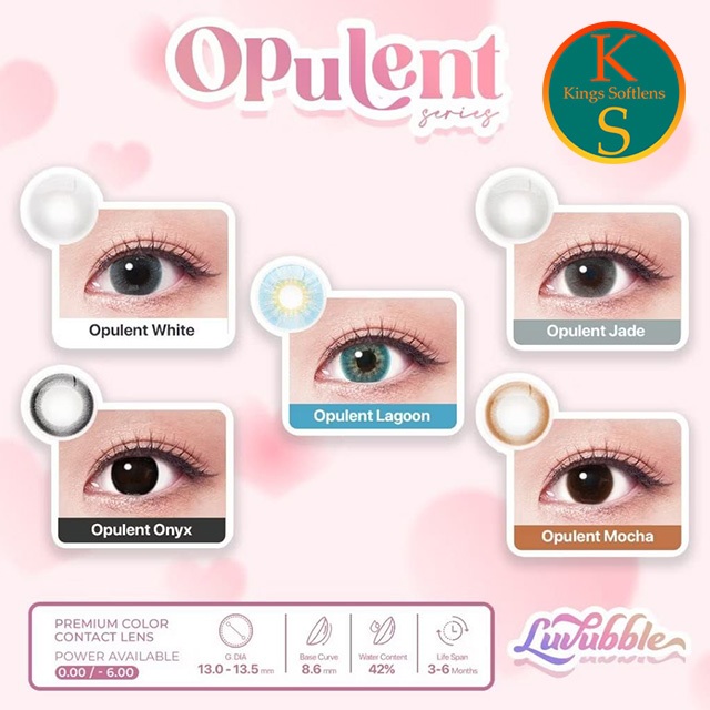 Softlens LUVUBBLE OPULENT 12,9 - 13,4 MM Normal By CTK / Softlens Normal Luvubble