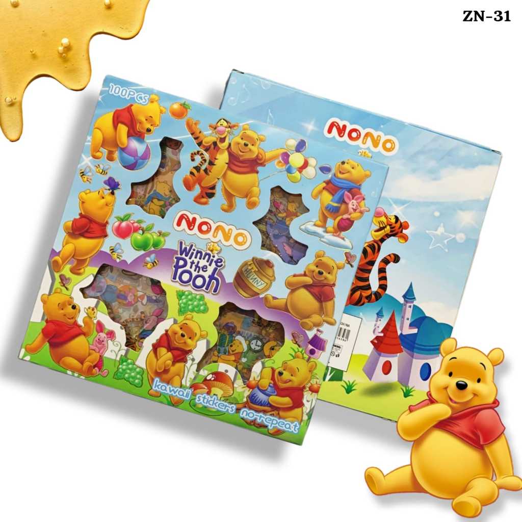 

Stiker Momo Isi 100 Lembar Anti Air Sticker Aesthetic Dekorasi Winnie The Pooh Sticker Murah