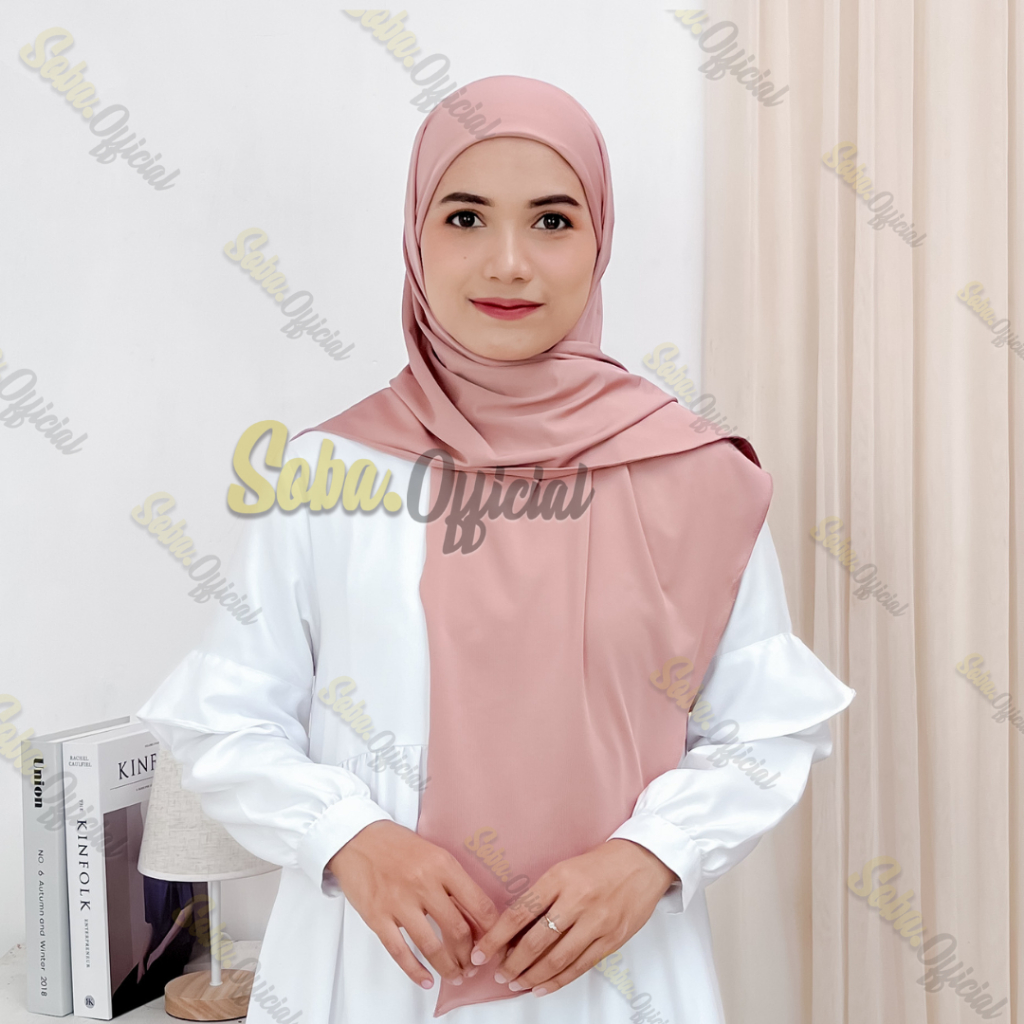 SOBAA HIJAB - Jilbab Segitiga Inner Oval Malay Jersey Premium