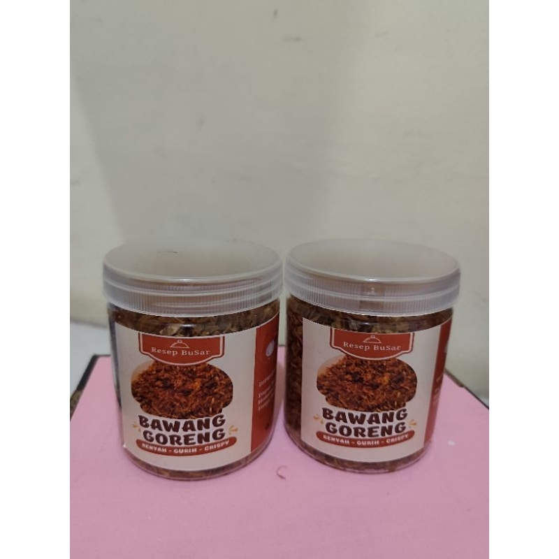 

Bawang Merah Goreng Asli tanpa campuran beli 2 ukuran 200gr