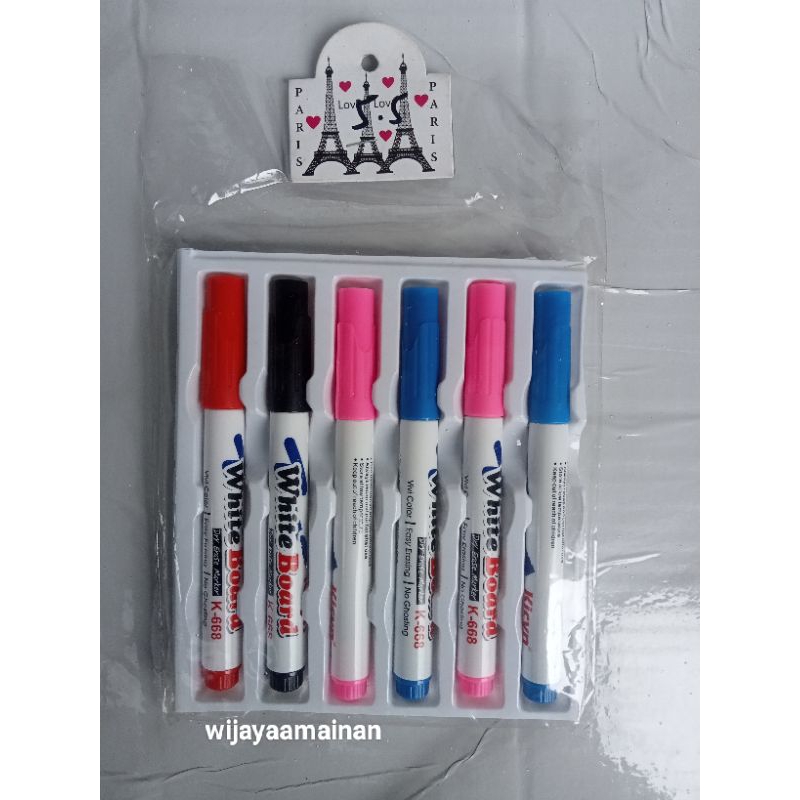 

6pc Spidol Apung White Board