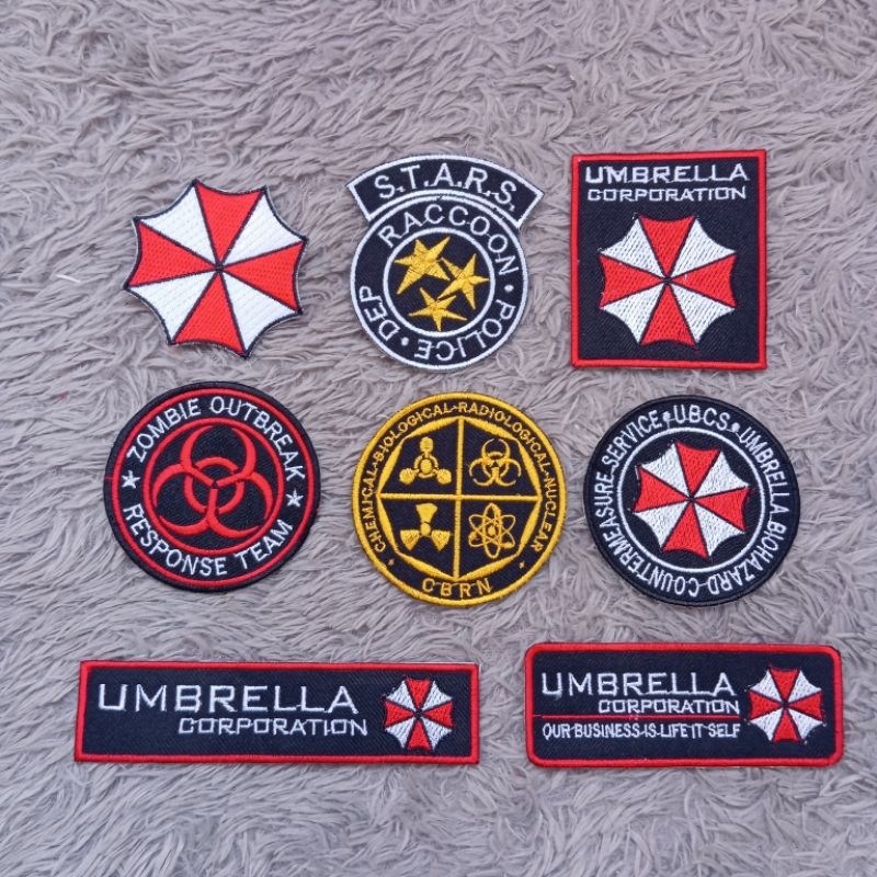Patch-Emblem Bordir Resident Evil Umbrella Corporation - Umbrella Corporation