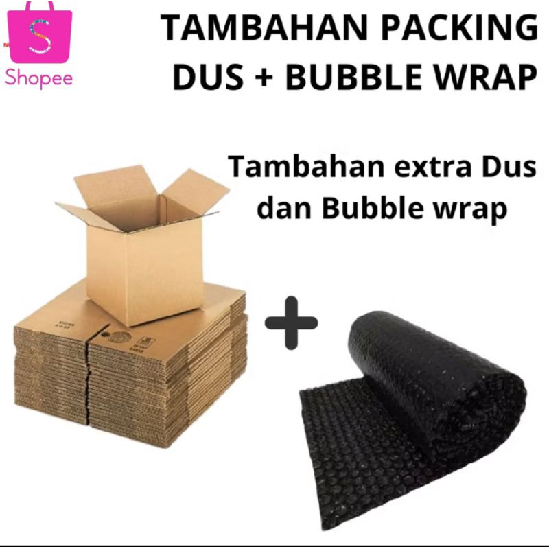 

tambahan packing bubble wrap aman untuk pengiriman luar kota