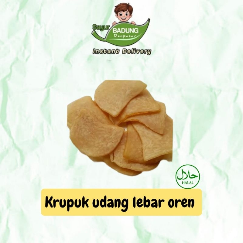 

Krupuk Lebar Udang Oren cap Suryo _ Sayur Badung