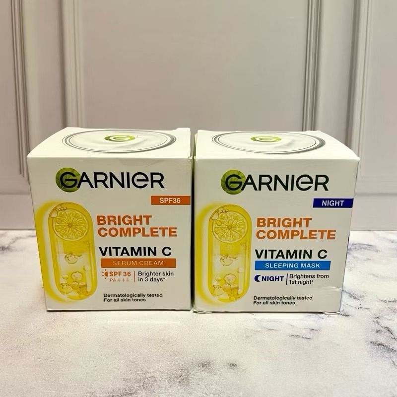 GARNIER CREAM SIANG & MALAM GARNIER BRIGHT COMPLETE 50ml