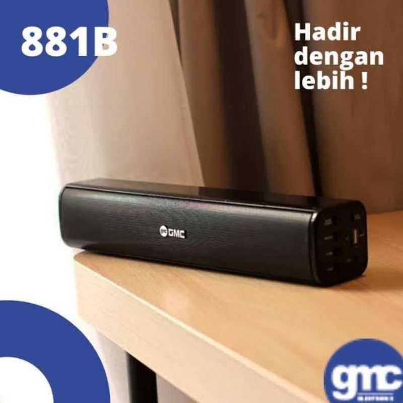 speaker GMC 881B speaker aktif multimedia Bluetooth+USB+AUX+memori Radio FM