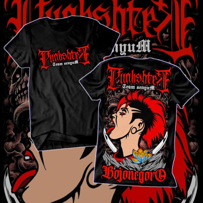 KAOS PUNKSHTER BOJONEGORO FULL PUNGGUNG