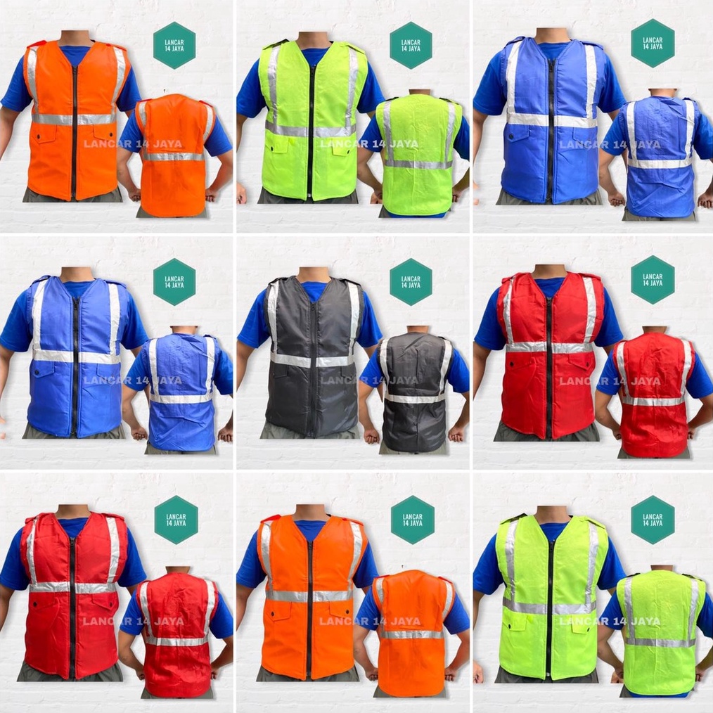 Rompi Parasit Parasut  Rompi Safety  Rompi Proyek  Rompi Ojek  Rompi Parkir Rompi Serbaguna  Rompi P