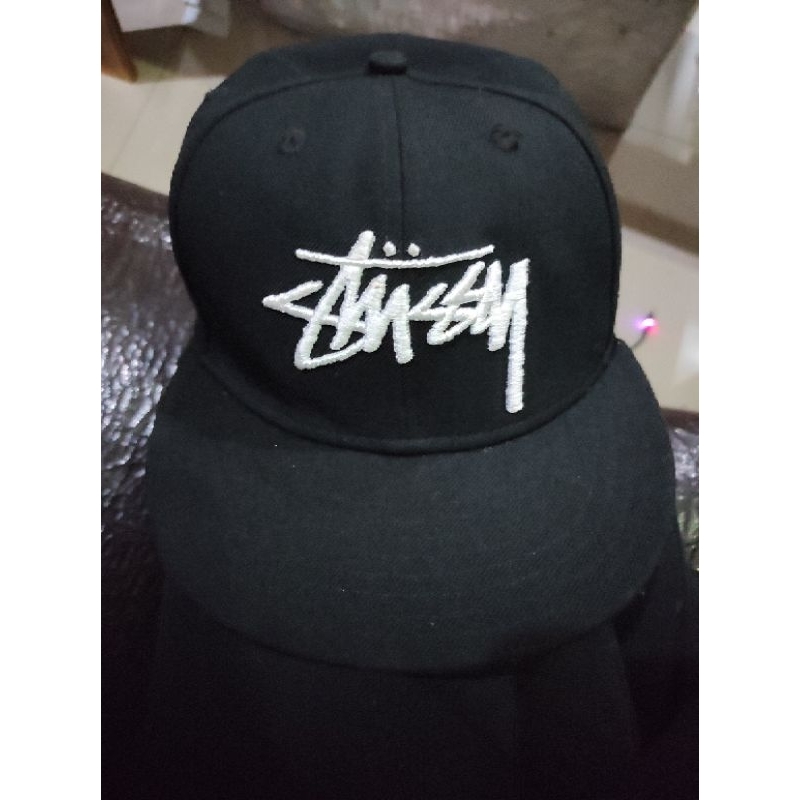 Topi Snapback New Era X Stussy Original