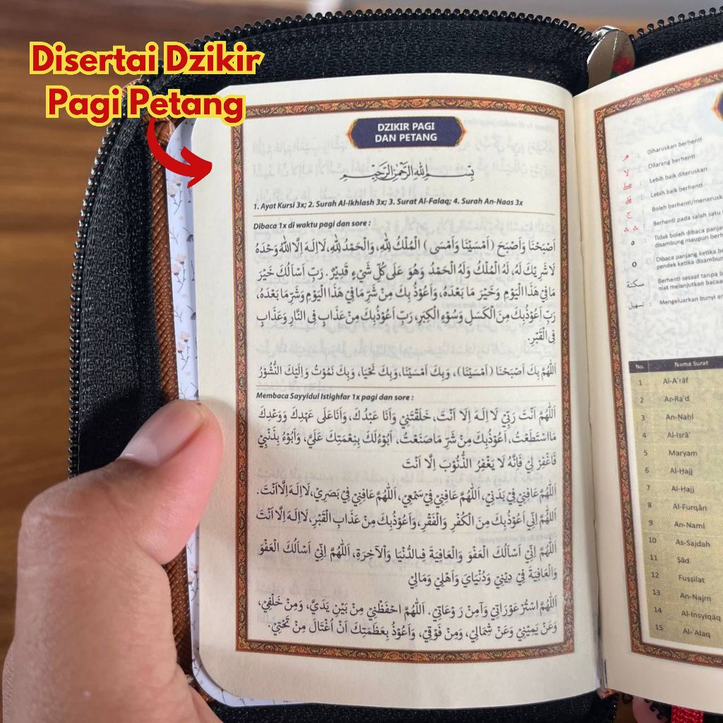 

NYBEBY26 GHOFFAR A7 REST - AL QURAN KECIL AL GHOFFAR TILAWAH TAJWID 15 BARIS RESTLETING SAKU A7