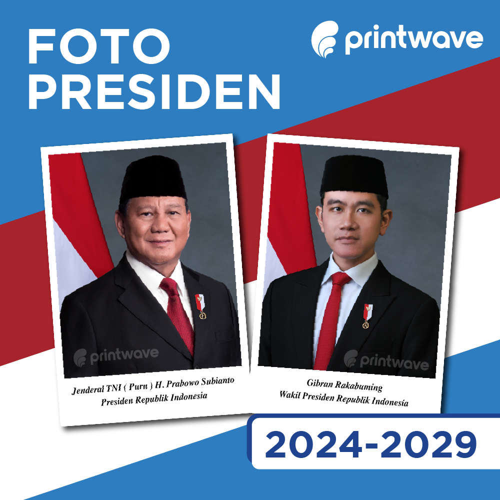 

Cetak Print Foto Presiden dan Wakil Presiden RI 2024-2029 | A3, A2 Eco Friendly