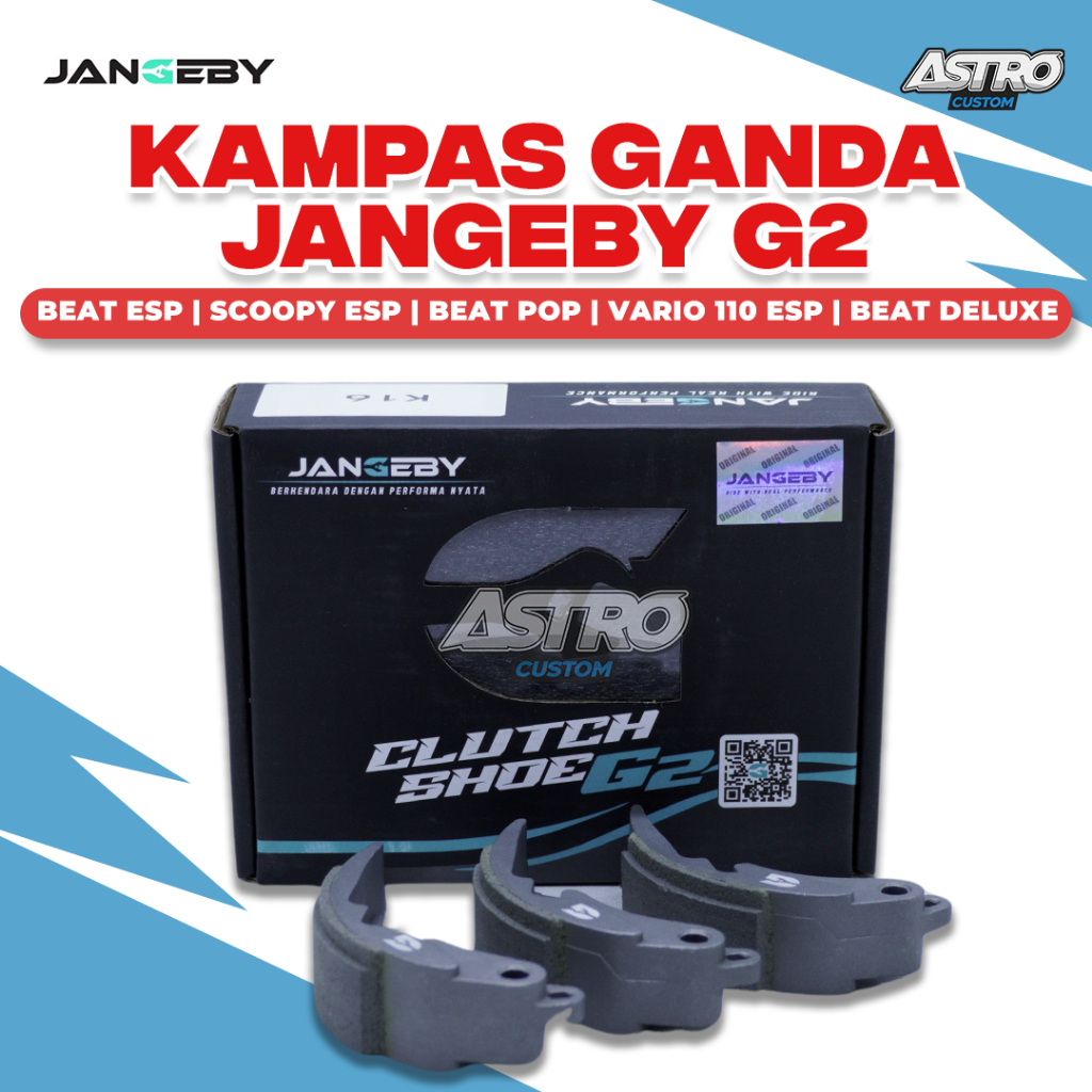 Kampas Ganda Jangeby G2 Beat Fi ESP Deluxe Scoopy Fi Prestige Vario 110 ESP Genio Kampas Kopling