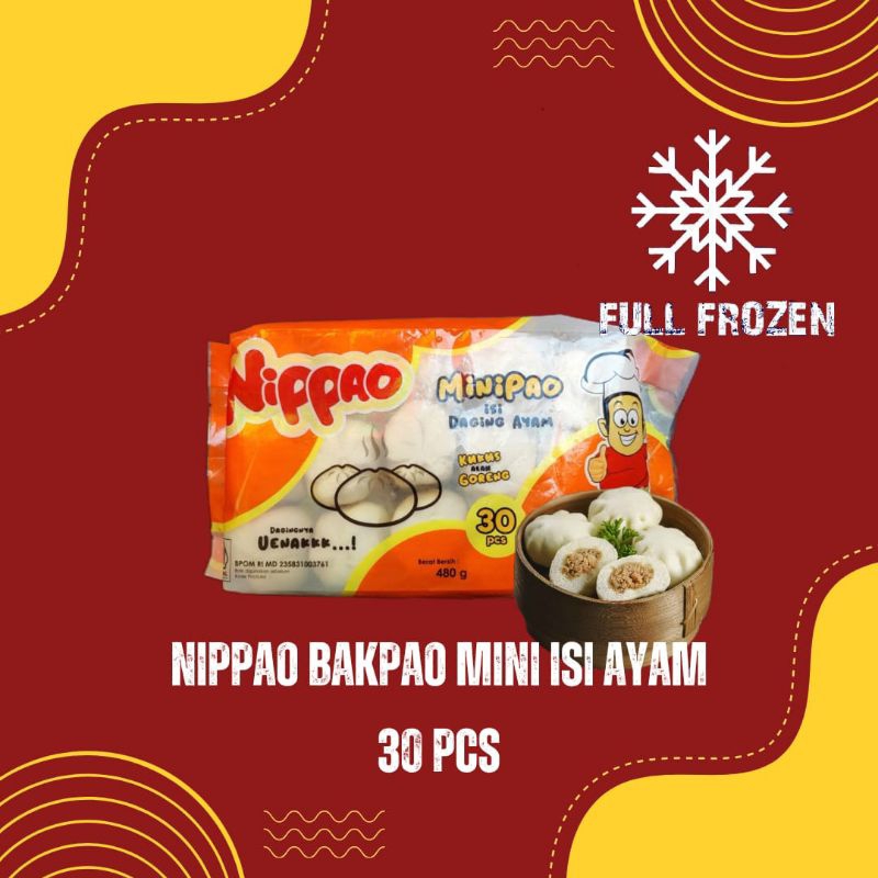 

Nippao Bakpao Mini Isi Ayam 30 Pcs