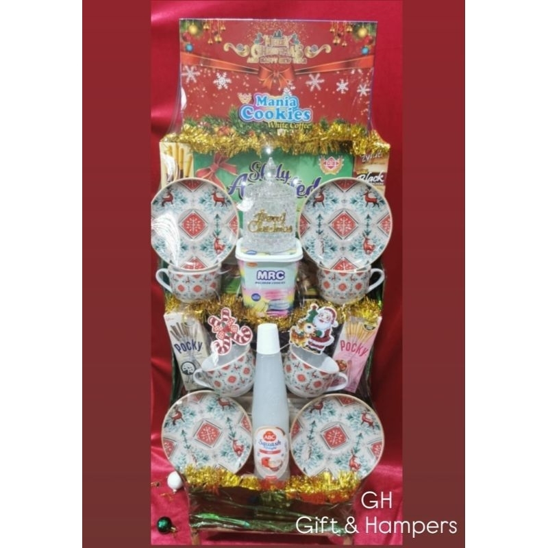 

Parcel Natal Teaset Snacks Premium Hampers Christmas Terlaris