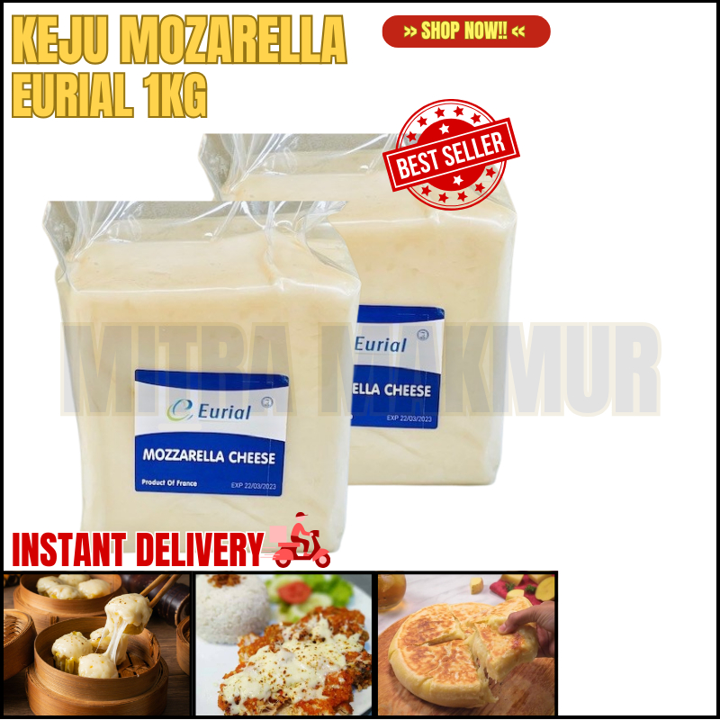 Keju Mozarella Eurial 1 Kg