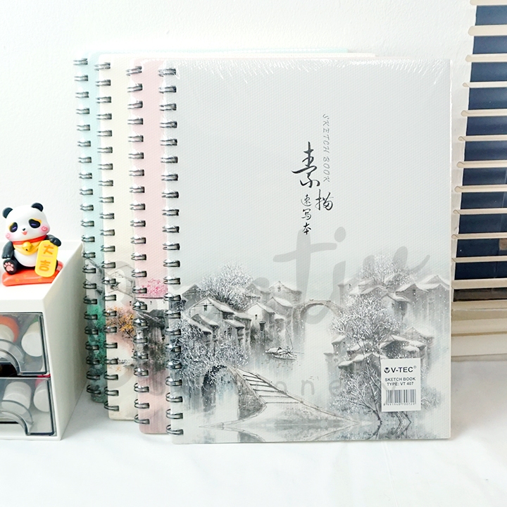 

V-TEC Sketch Book 160 Gsm 30 Sheet Buku Gambar Sketsa A4