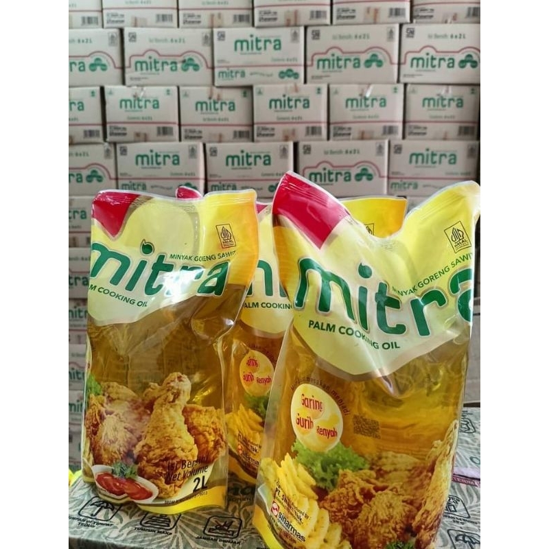 

Mitra minyak goreng 2 liter per pcs