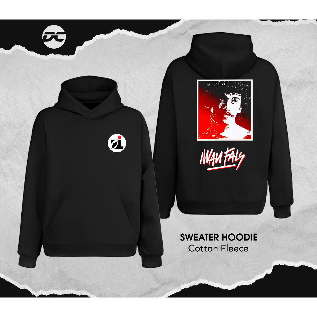 SWEATER HOODIE IWAN FALS / JAKET IWAN FALS / HOODIE MUSIC PRIA WANITA