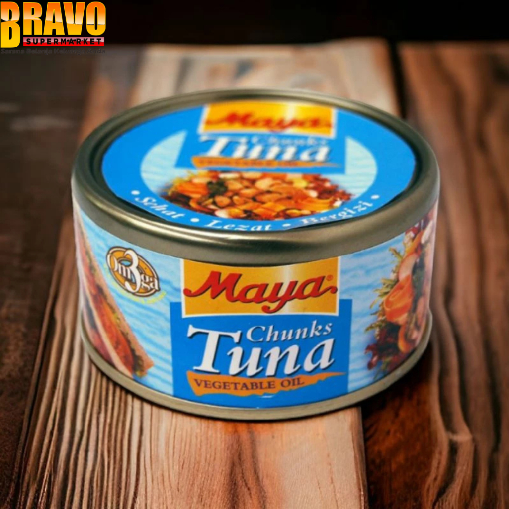 

Bravo Bojonegoro - Maya Chunks Tuna Vegetable Oil Kaleng 185GR