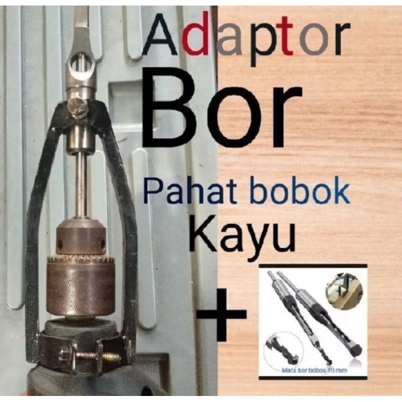 adaptor bobok kayu, alat purus kayu, alat pemahat kayu