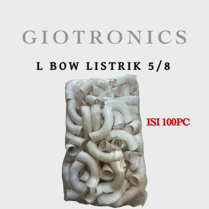 L BOW LISTRIK 5/8 Elbow PVC Elbo Putih