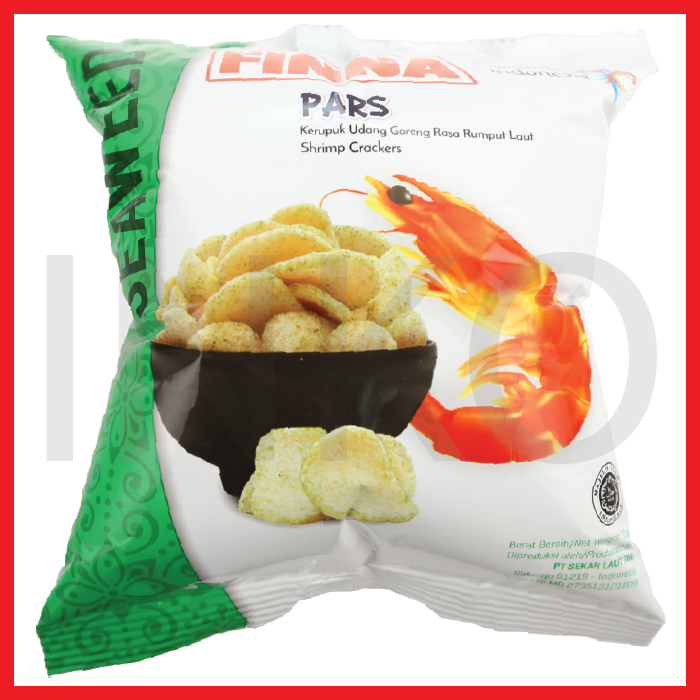 

FINNA PARS KERUPUK UDANG GORENG RASA SEAWEED 15GR