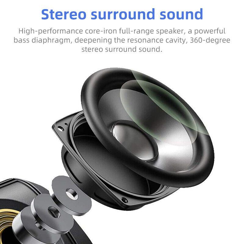 Cuci Gudang Unig Speaker Bluetooth Mini Advance Radio Fm Usb Input Mp3 Bluetooth Speaker Aktif 8