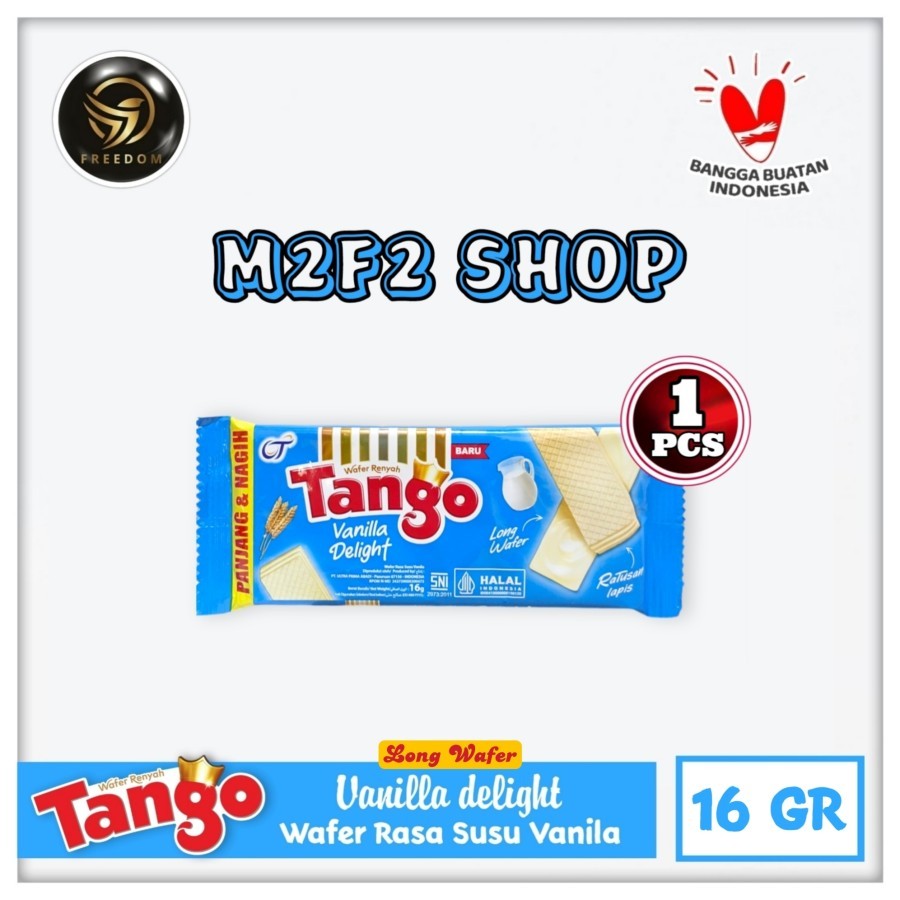 

Tango Wafer Vanilla Delight | Susu Vanila Sachet - 16 gr (Kemasan Satuan)