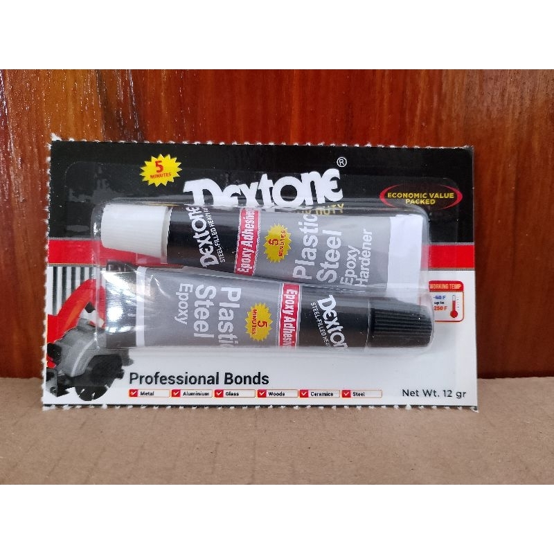 

Lem Dextone Epoxy 12g/Lem Besi 5Menit Plastik Steel Epoxy DEXTONE