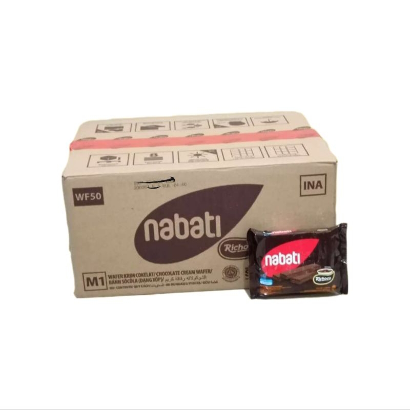 

Nabati Wafer Krim Cokelat - Richoco (1 dus/60 bks)