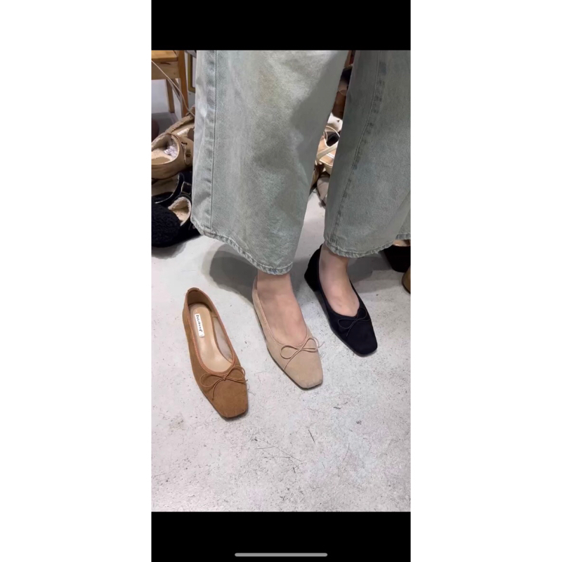 ZULI 1848-21 SEPATU FLAT SHOES PITA BELDU WANITA HAK TAHU 3CM IMPORT CHINA
