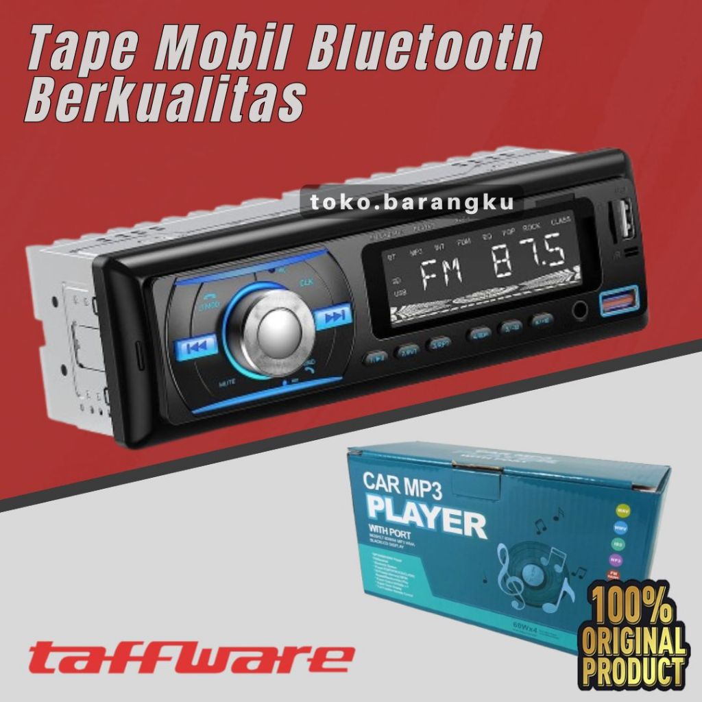 Single Din Tape Mobil Bluetooth