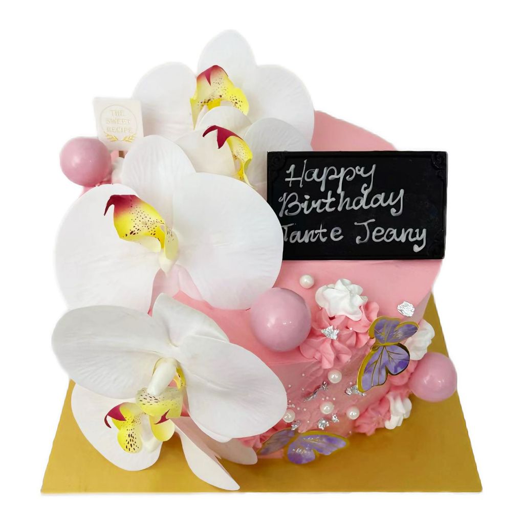 

Cake White Orchid