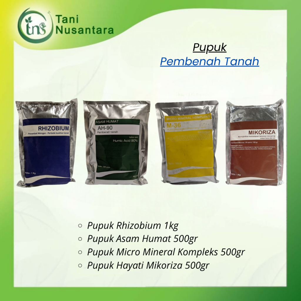 Pupuk Organik Mikoriza Pembenah Tanah