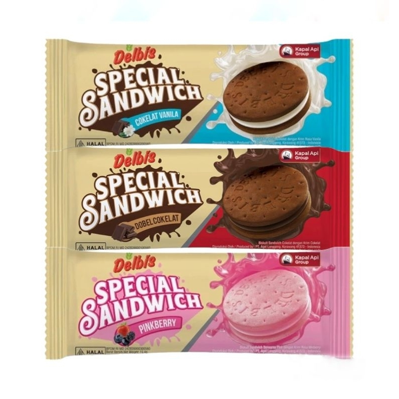 

DELBIS BISCUIT SPECIAL SANWICH SACHET ISI 10 PCS