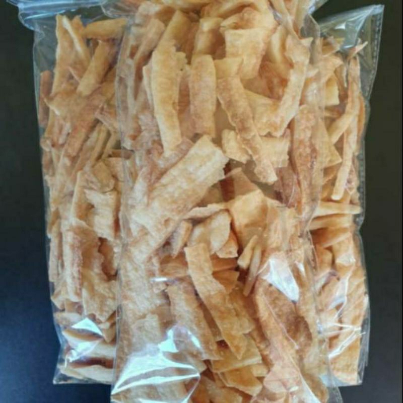 

500gram Makanan Keripik balung kethek original/keripik singkong, enak renyah dan manis.