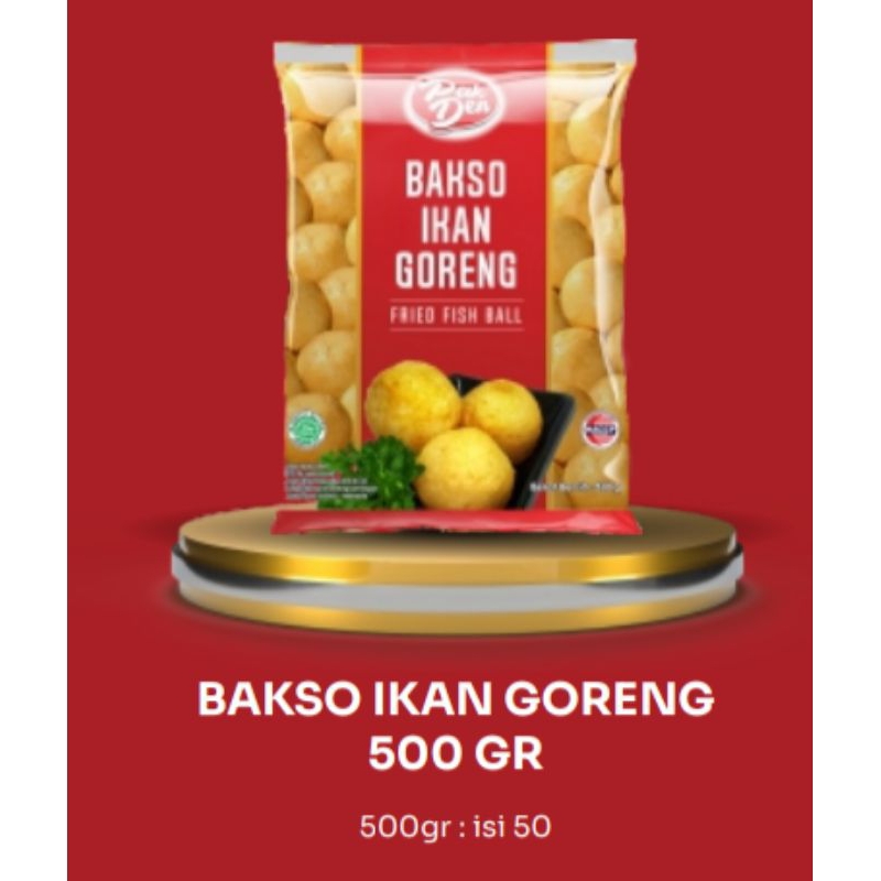 

Bakso Ikan Goreng Fried Fish Ball 500gr