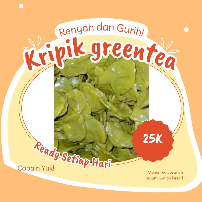 

kripik pisang greentea 250gram