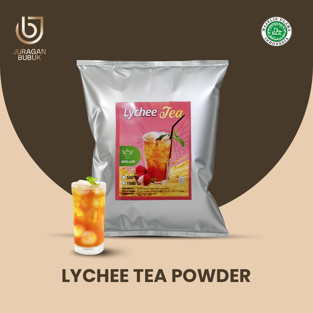 

Bubuk minuman Lychee Leci Tea berkualitas 1kg Javaland