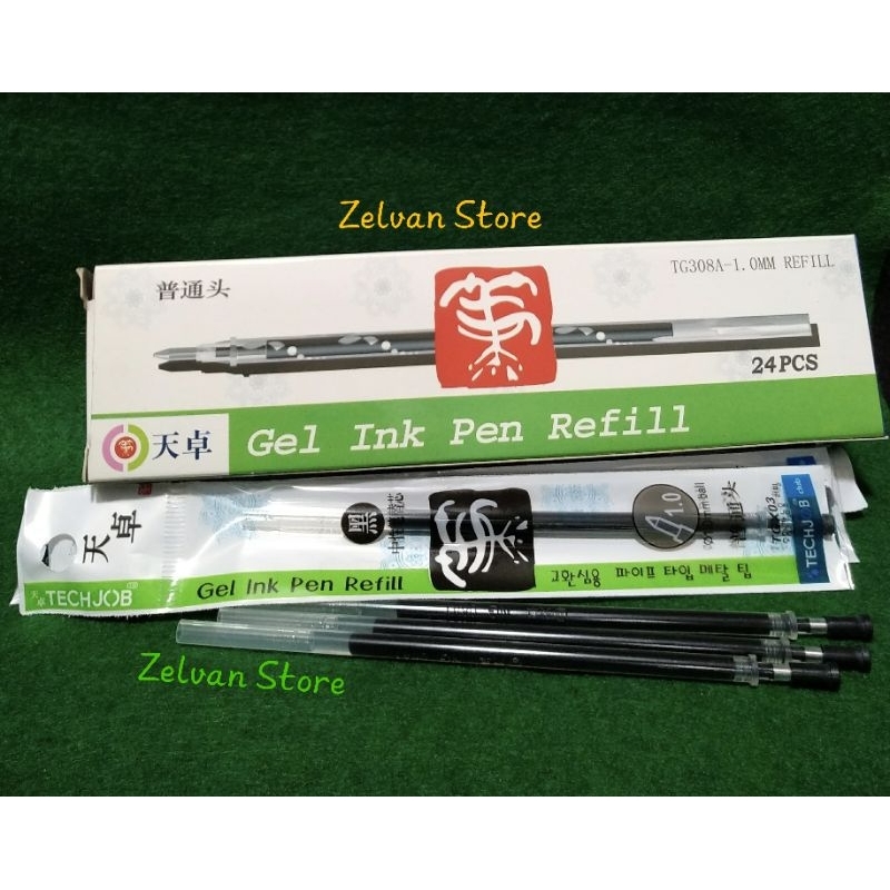 

Refill Gel Pen 1 mm TECHJOB Hitam isi 24 pcs